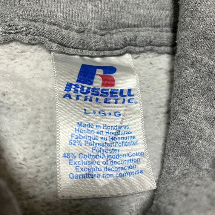 ラッセル Russell Athletic パーカー ベースボール グレー メンズL