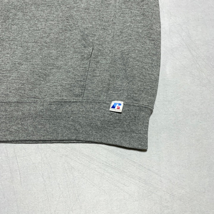ラッセル Russell Athletic パーカー ベースボール グレー メンズL