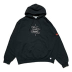 ラッセル Russell Athletic パーカー ブラック オーバーサイズ メンズXL