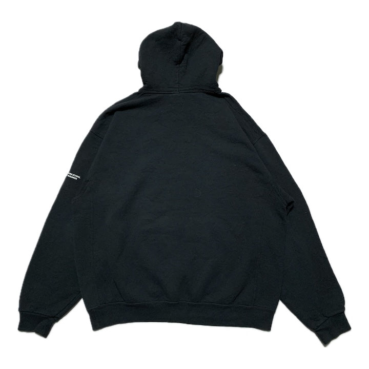 ラッセル Russell Athletic パーカー ブラック オーバーサイズ メンズXL