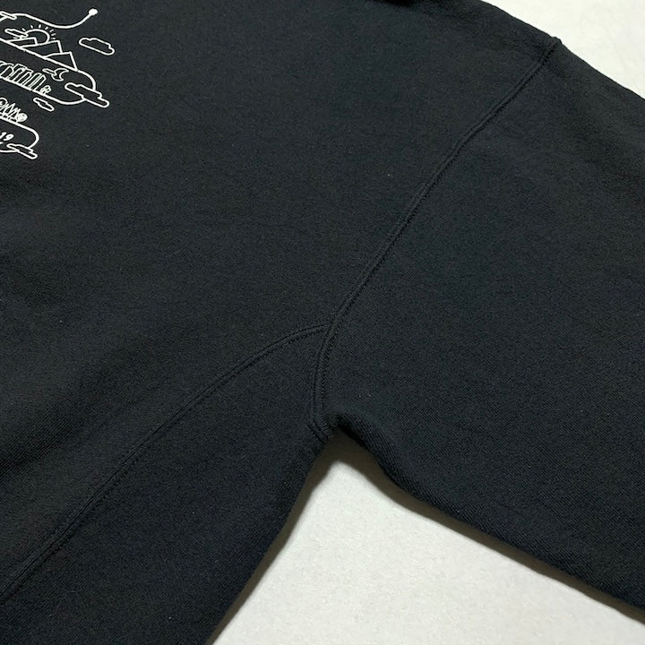 ラッセル Russell Athletic パーカー ブラック オーバーサイズ メンズXL