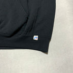 ラッセル Russell Athletic パーカー ブラック オーバーサイズ メンズXL