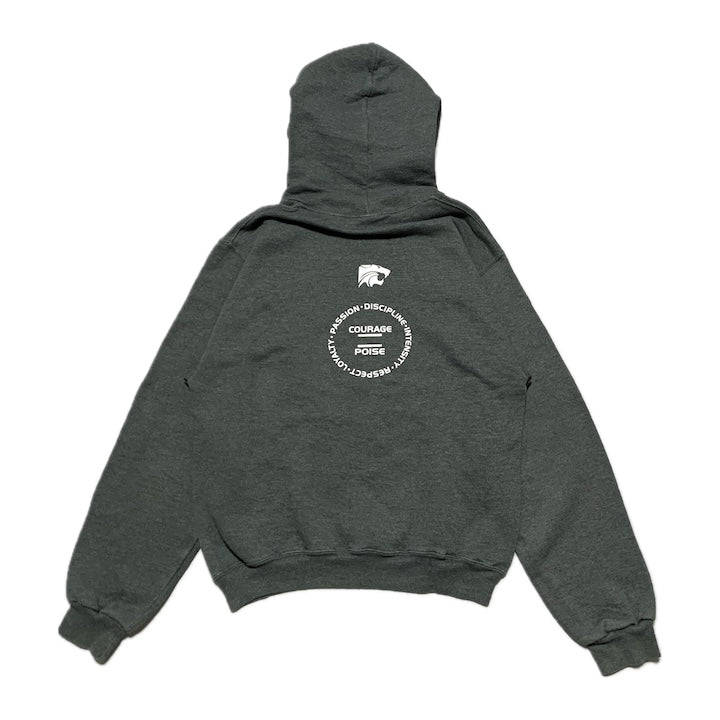 ラッセル Russell Athletic パーカー グレー コロンビア メンズS