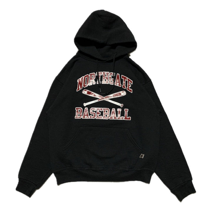ラッセル Russell Athletic パーカー ベースボール ブラック メンズM