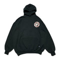 ラッセル Russell Athletic パーカー 90s USA製 ブラック フットボール メンズ2XL
