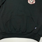 ラッセル Russell Athletic パーカー 90s USA製 ブラック フットボール メンズ2XL