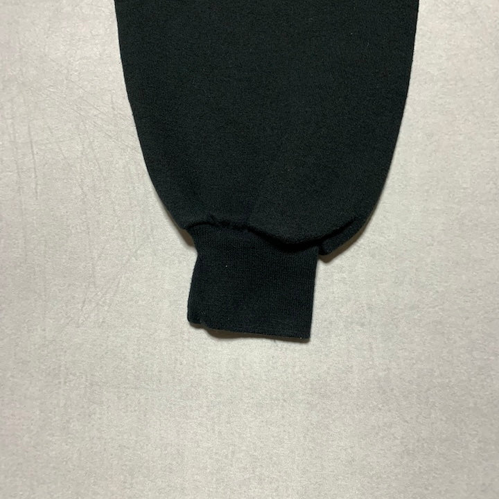 ラッセル Russell Athletic パーカー 90s USA製 ブラック フットボール メンズ2XL