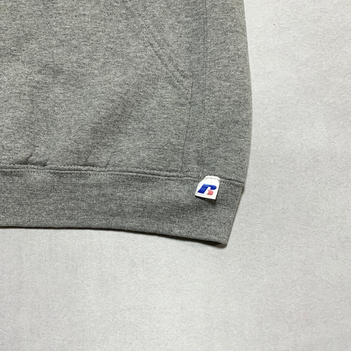 ラッセル Russell Athletic パーカー ベースボール グレー メンズS