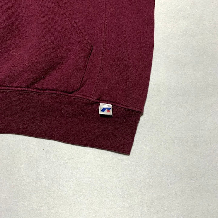 ラッセル Russell Athletic パーカー バスケットボール えんじ メンズM