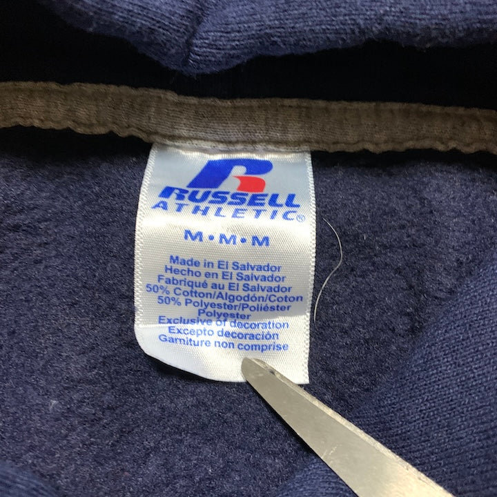ラッセル Russell Athletic パーカー フットボール ネイビー メンズM