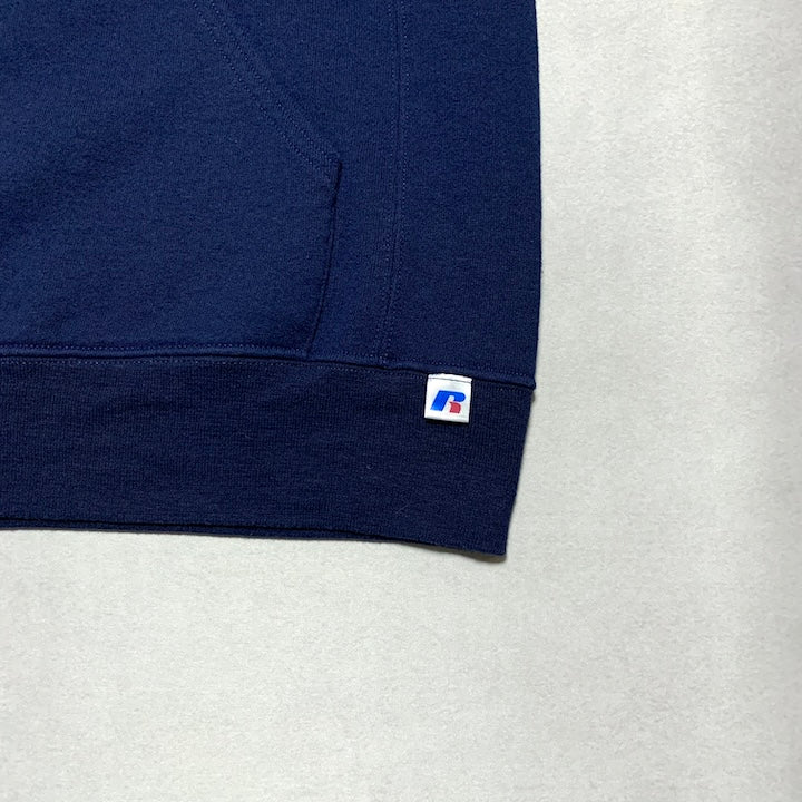 ラッセル Russell Athletic パーカー フットボール ネイビー メンズM