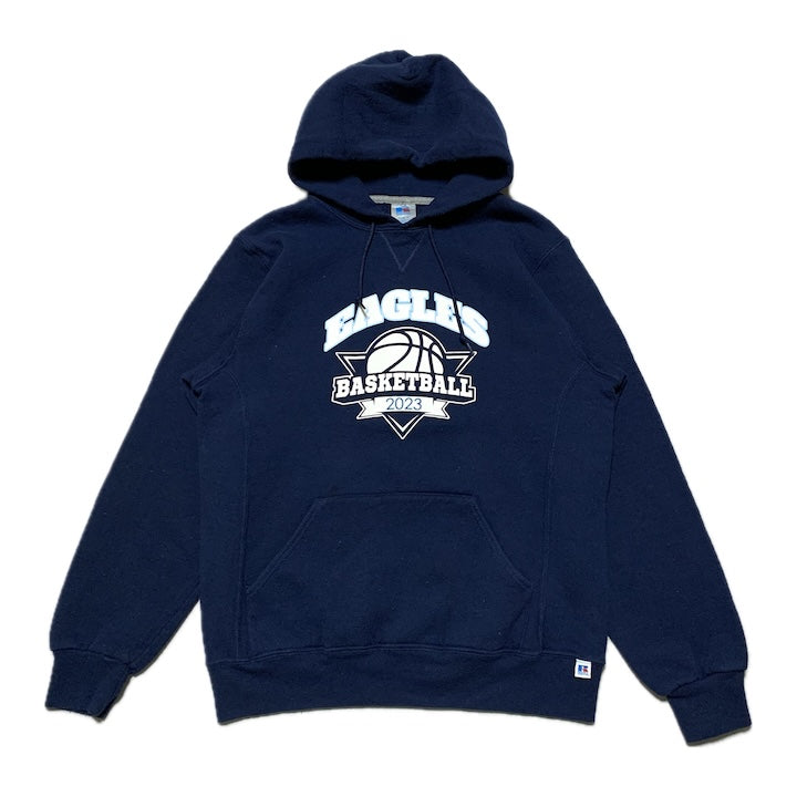 ラッセル Russell Athletic パーカー イーグルス ネイビー メンズM