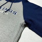 ラッセル Russell Athletic パーカー フットボール ネイビー×グレー メンズS