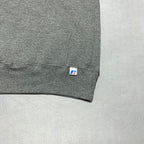 ラッセル Russell Athletic パーカー フットボール ネイビー×グレー メンズS