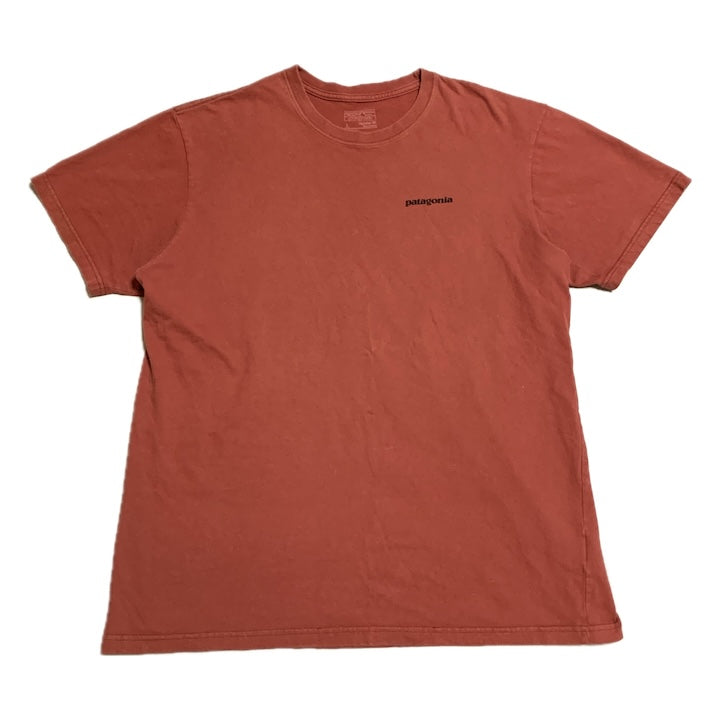 パタゴニア Patagonia Tシャツ メキシコ製 ピンク バックプリント メンズL