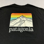 パタゴニア Patagonia Tシャツ メキシコ製 ブラック バックプリント メンズM