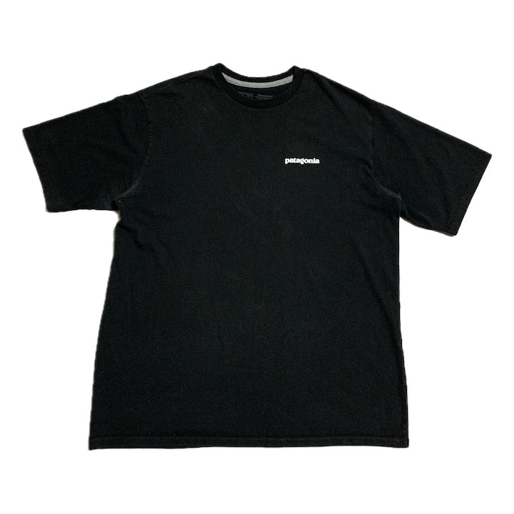 パタゴニア Patagonia Tシャツ メキシコ製 ブラック バックプリント メンズM