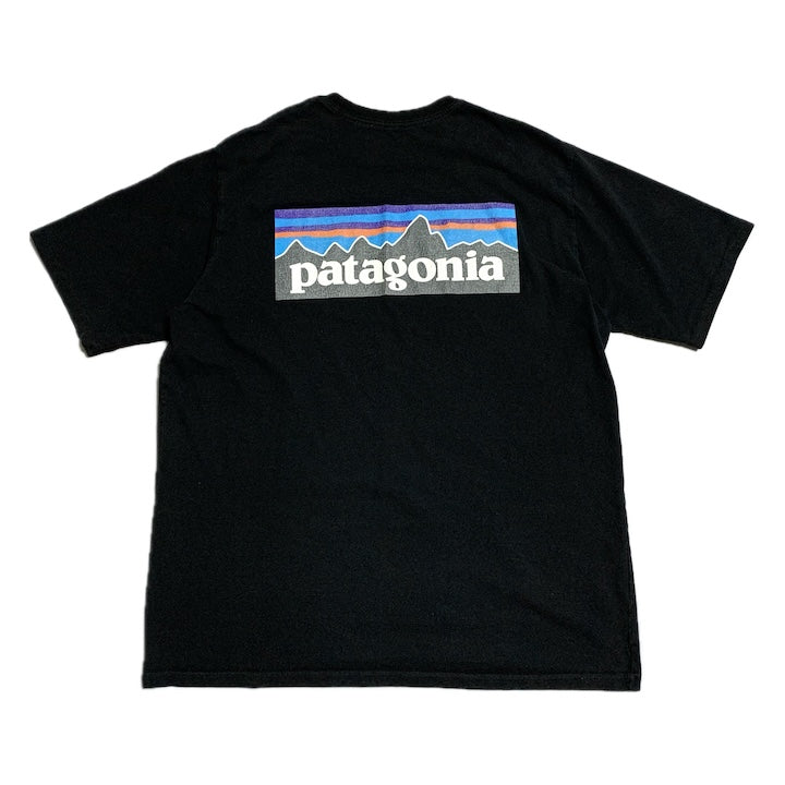 パタゴニア Patagonia Tシャツ メキシコ製 ブラック バックプリント メンズM