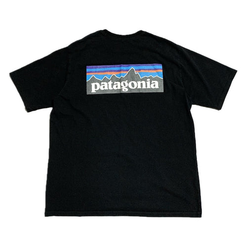 パタゴニア Patagonia Tシャツ メキシコ製 ブラック バックプリント メンズM