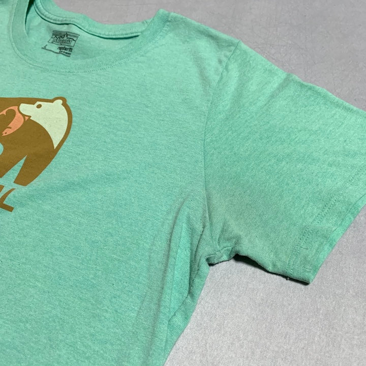 パタゴニア Patagonia Tシャツ メキシコ製 ミントグリーン レディースL