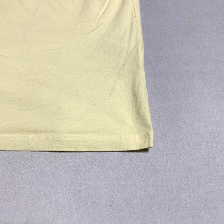 パタゴニア Patagonia Tシャツ メキシコ製 ライトイエロー バックプリント メンズL