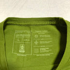 パタゴニア Patagonia Tシャツ メキシコ製 グリーン ロゴプリント メンズL