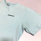 パタゴニア Patagonia Tシャツ メキシコ製 スカイブルー バックプリント メンズM