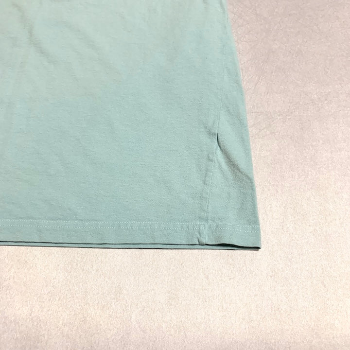 パタゴニア Patagonia Tシャツ メキシコ製 スカイブルー バックプリント メンズM