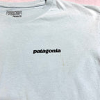 パタゴニア Patagonia Tシャツ メキシコ製 スカイブルー バックプリント メンズM