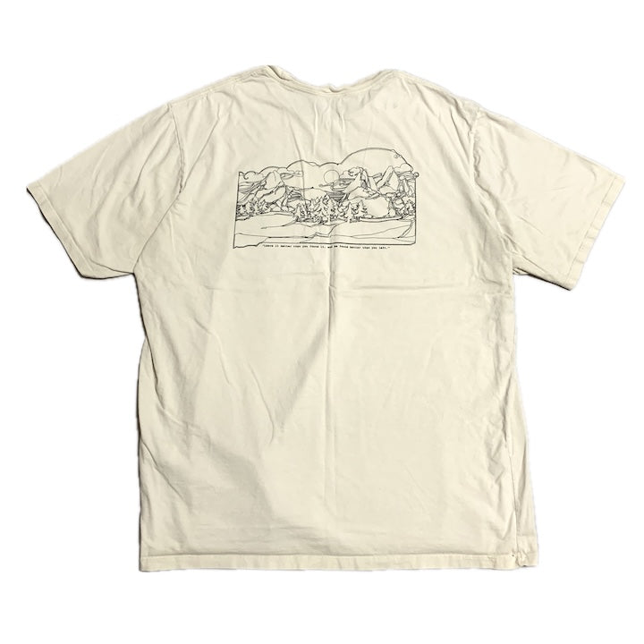 パタゴニア Patagonia Tシャツ メキシコ製 ホワイト バックプリント メンズL