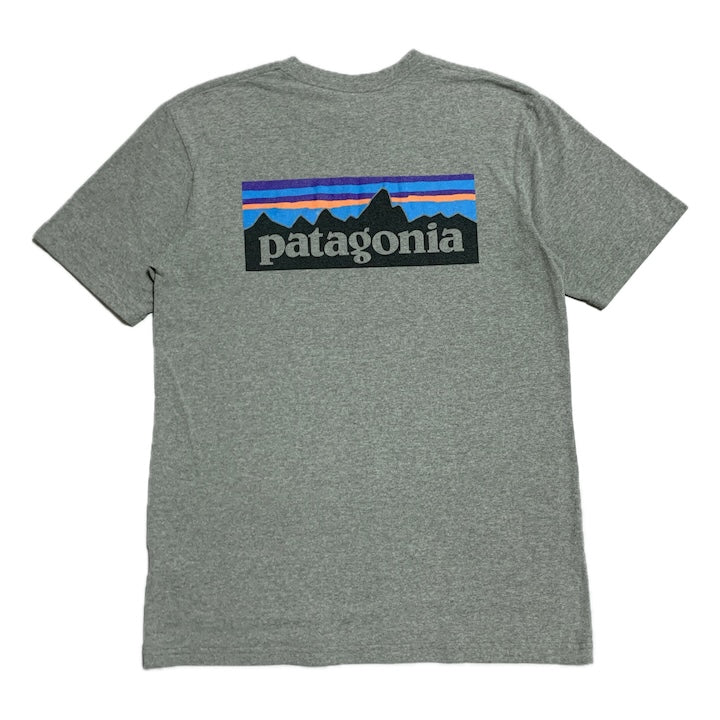 パタゴニア Patagonia Tシャツ メキシコ製 グレー バックプリント メンズS