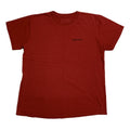 パタゴニア Patagonia Tシャツ レッド バックプリント メンズM