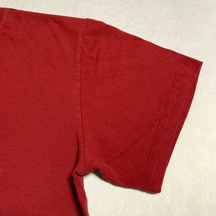 パタゴニア Patagonia Tシャツ レッド バックプリント メンズM