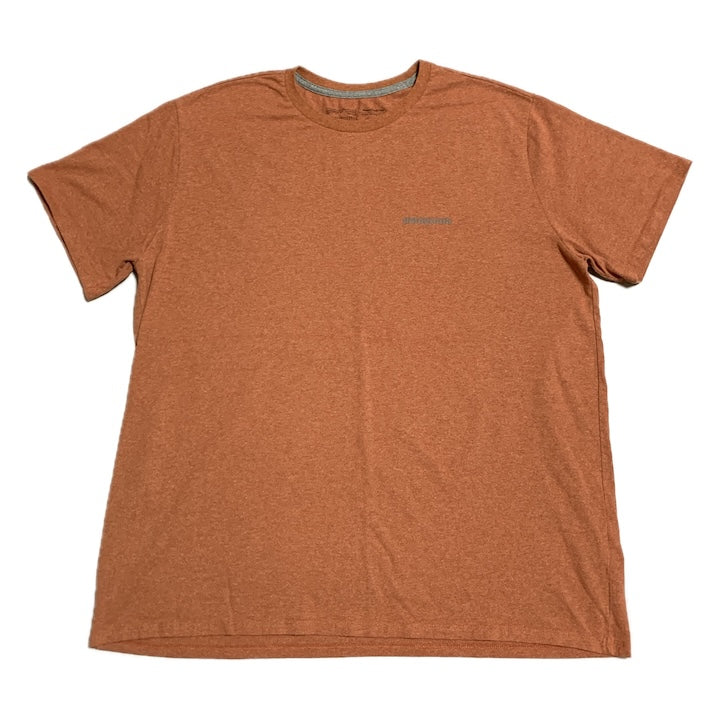 パタゴニア Patagonia Tシャツ メキシコ製 オレンジ ネップ メンズXL