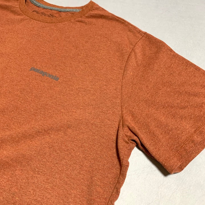 パタゴニア Patagonia Tシャツ メキシコ製 オレンジ ネップ メンズXL