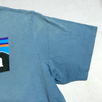 パタゴニア Patagonia Tシャツ ベトナム製 スカイブルー バックプリント メンズL