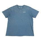 パタゴニア Patagonia Tシャツ ベトナム製 スカイブルー バックプリント メンズL