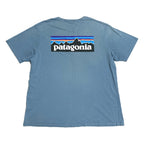 パタゴニア Patagonia Tシャツ ベトナム製 スカイブルー バックプリント メンズL