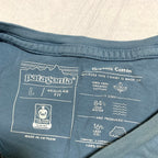 パタゴニア Patagonia Tシャツ ベトナム製 スカイブルー バックプリント メンズL