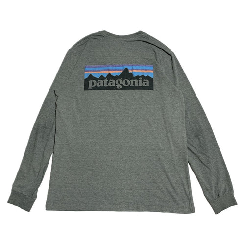 パタゴニア Patagonia ロンT メキシコ製 グレー バックプリント メンズM