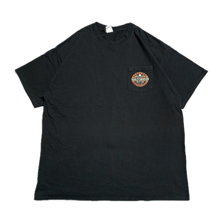 ハーレーダビッドソン  Harley-Davidson Tシャツ アイオワ ブラック メンズXXL