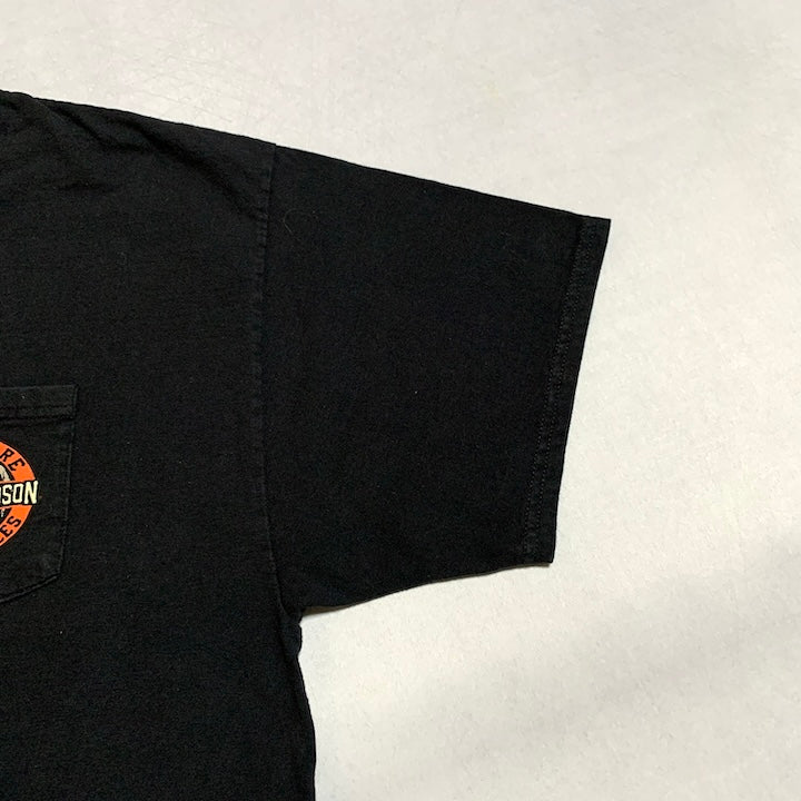 ハーレーダビッドソン  Harley-Davidson Tシャツ アイオワ ブラック メンズXXL