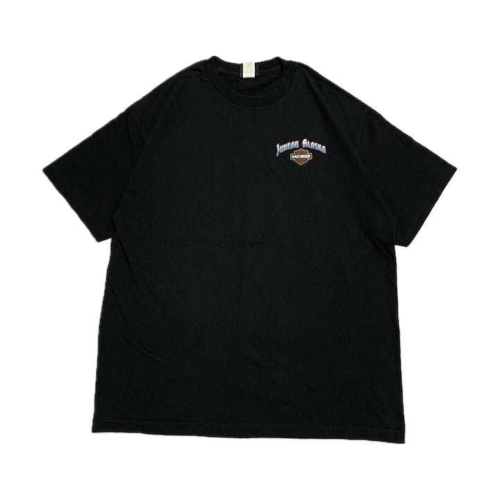 ハーレーダビッドソン Harley-Davidson Tシャツ アラスカ ブラック メンズL