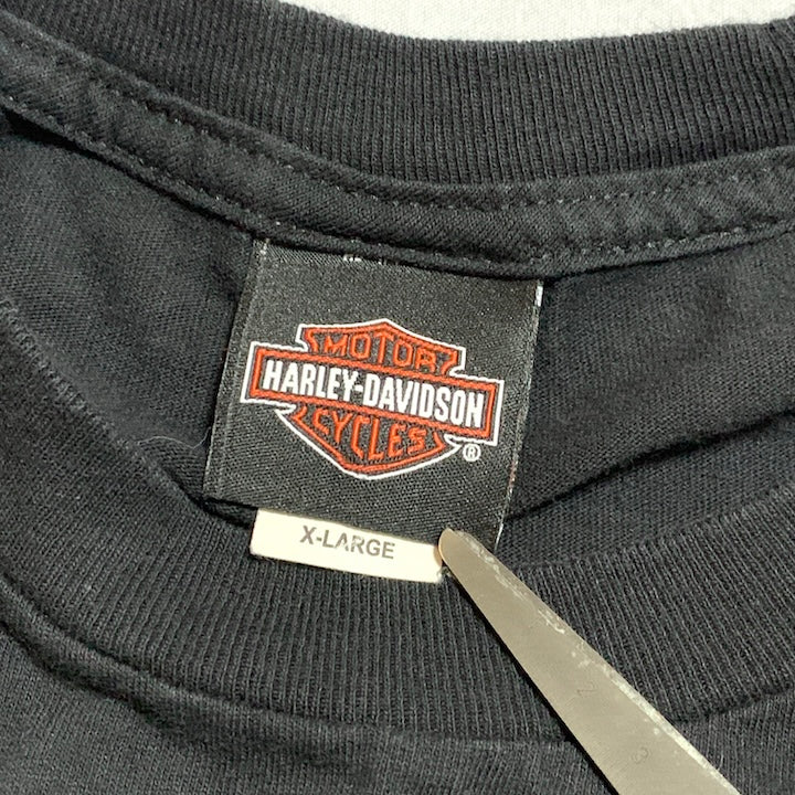 ハーレーダビッドソン Harley-Davidson Tシャツ アラスカ ブラック メンズL