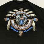 ハーレーダビッドソン Harley-Davidson Tシャツ アラスカ ブラック メンズL