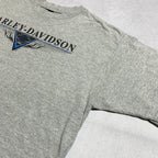 ハーレーダビッドソン Harley-Davidson Tシャツ ユニオンタウン グレー メンズL