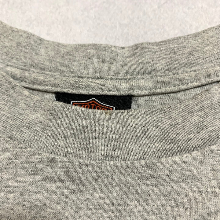 ハーレーダビッドソン Harley-Davidson Tシャツ ユニオンタウン グレー メンズL
