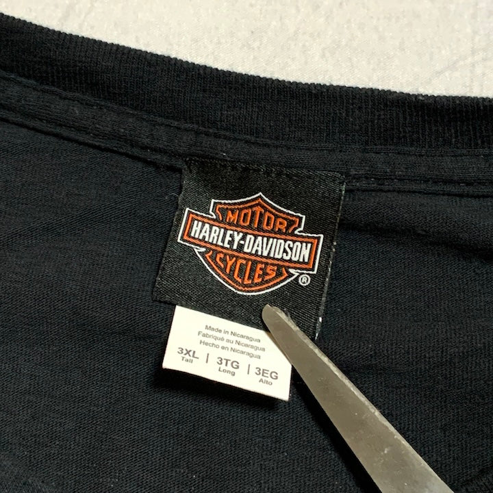 ハーレーダビッドソン Harley-Davidson Tシャツ ウィスコンシン ブラック メンズ3XL