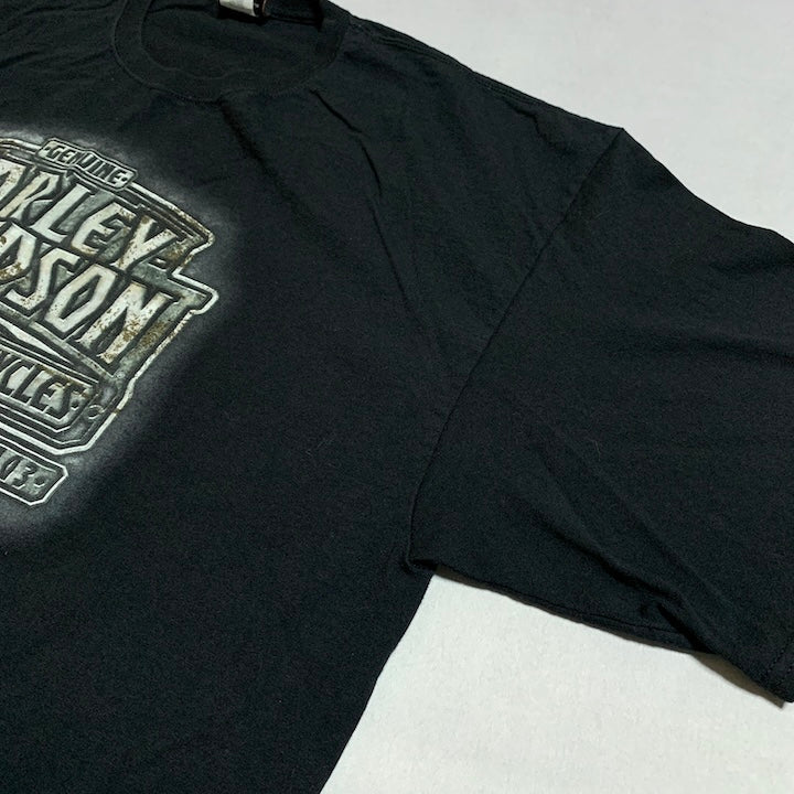 ハーレーダビッドソン Harley-Davidson Tシャツ ウィスコンシン ブラック メンズ3XL