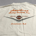 ハーレーダビッドソン Harley-Davidson Tシャツ USA製 ホワイト メンズL